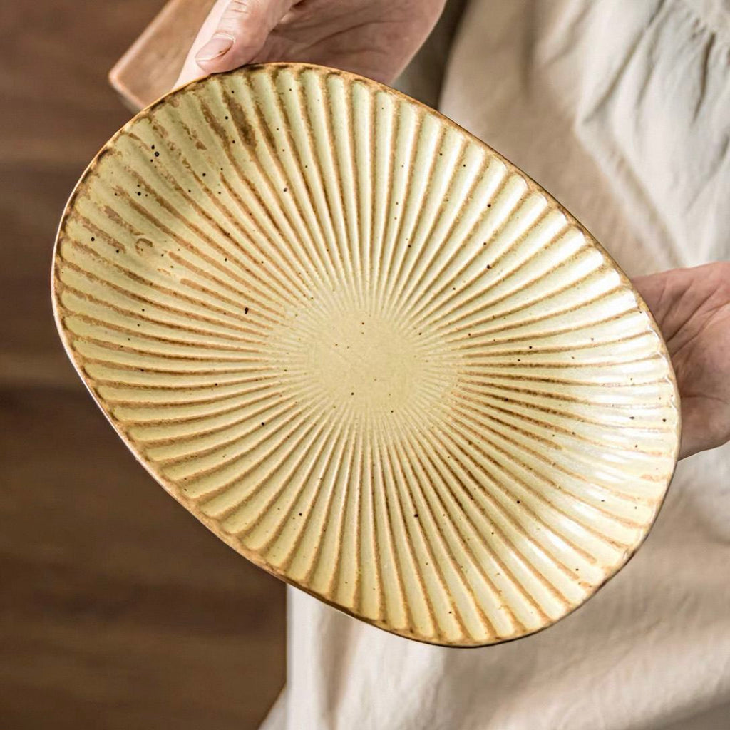 Oval Ceramic Serving Plate