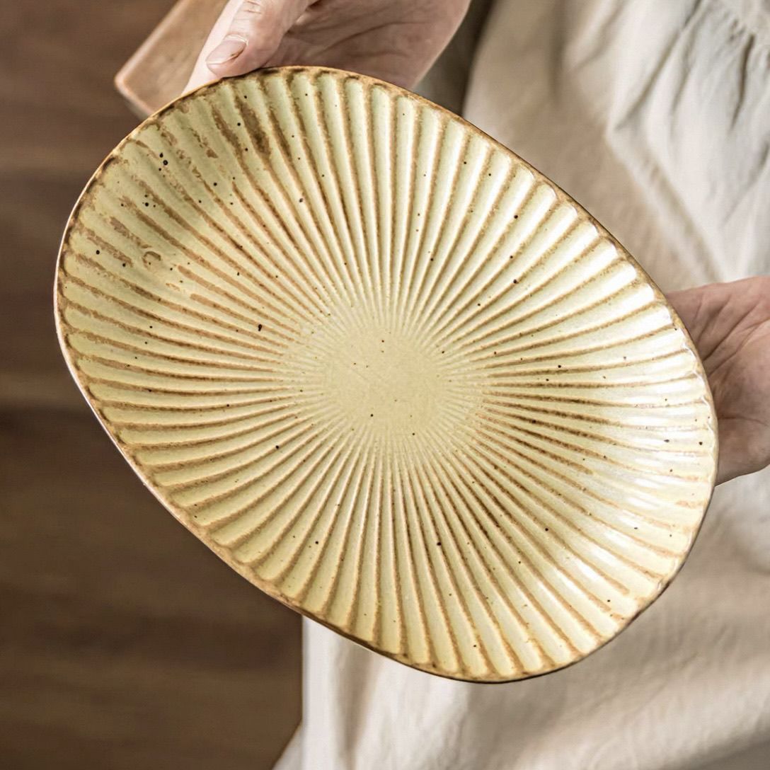 Oval Ceramic Serving Plate