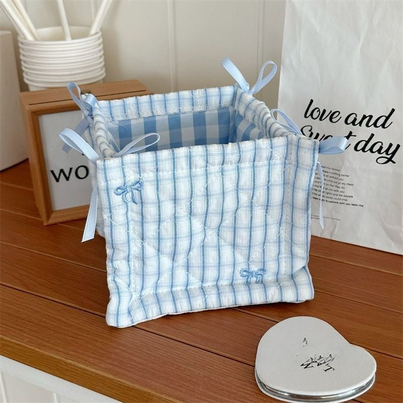 Fabric Desktop Storage Basket