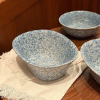 Splatter Glaze Salad Bowl
