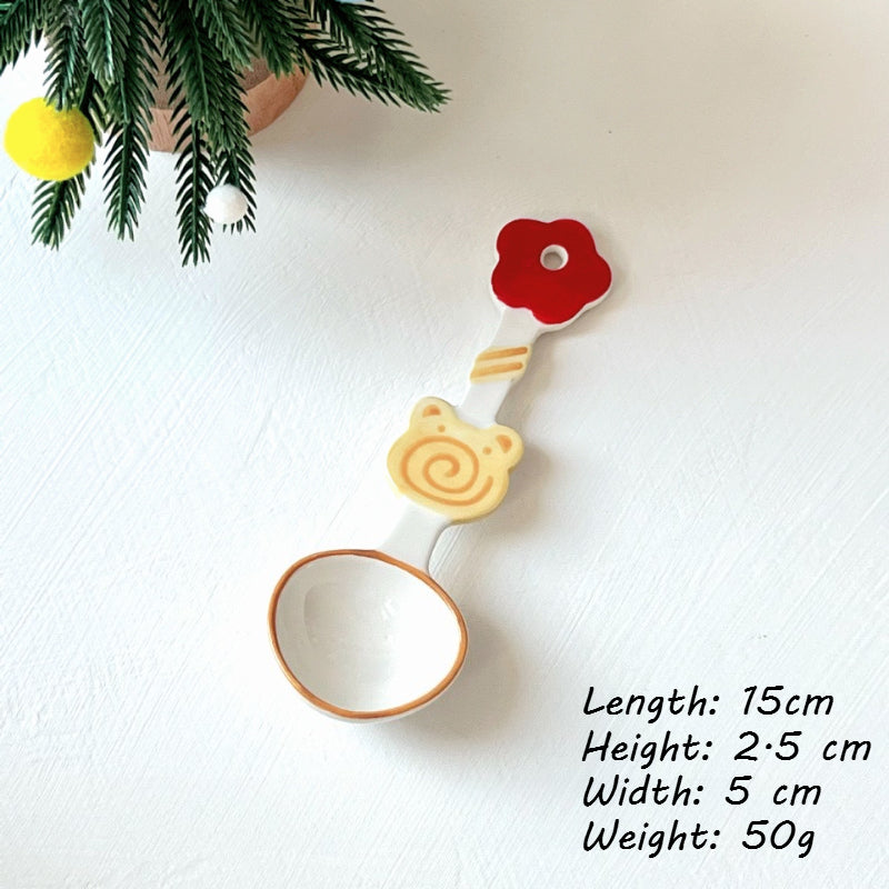 Retro Beaded Ceramic Dessert Bowl - Modomu