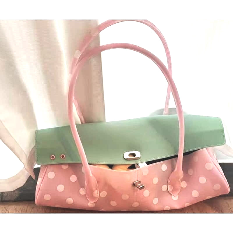 Polka Dot Strawberry Jelly Tote