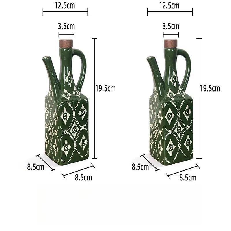 Tile Pattern Oil Cruet