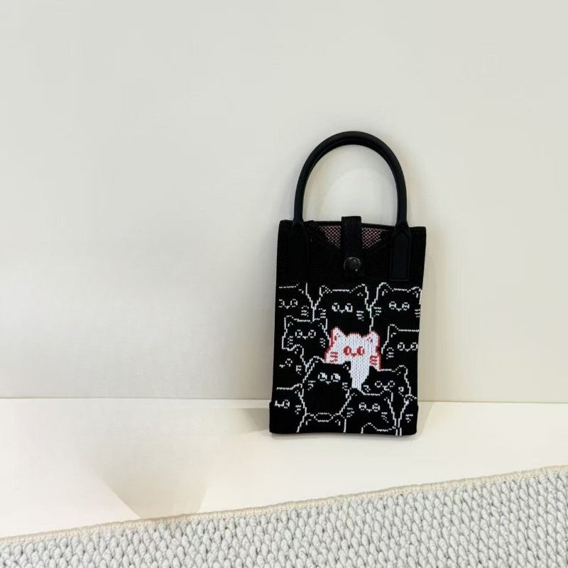 Knit Animal Phone Bag