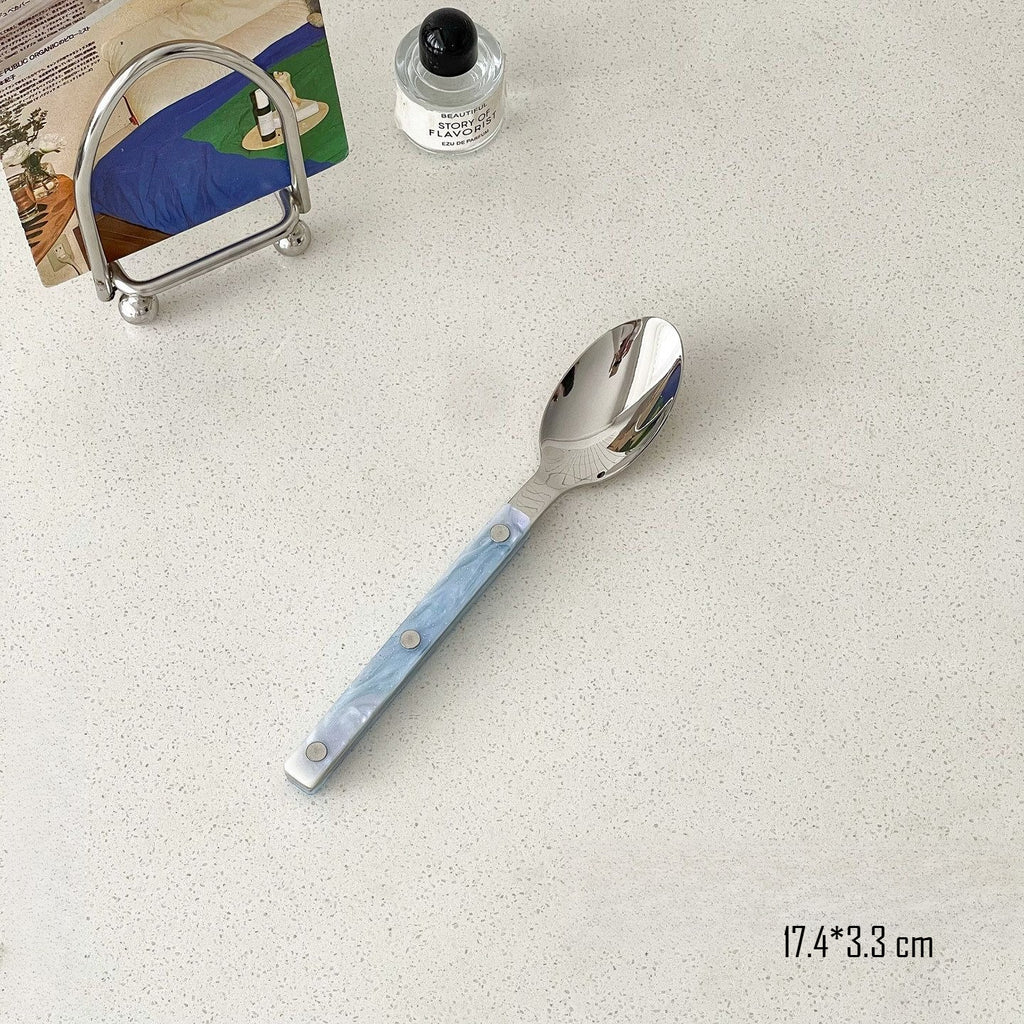 Marbled Handle Dinner Cutlery