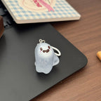 Glowing Ghost Keyring Charm