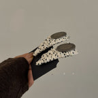 Polka Dot Triangle Hair Clip