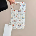 Plaid Westie Grip Phone Case