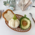 Hanging Garlic Kitchen Dishcloth