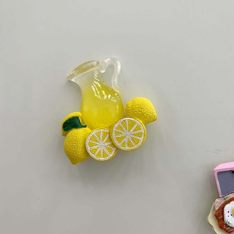 Floral Fridge Magnet Sticker