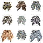 Unisex Plaid Layered Skirt - Modomu