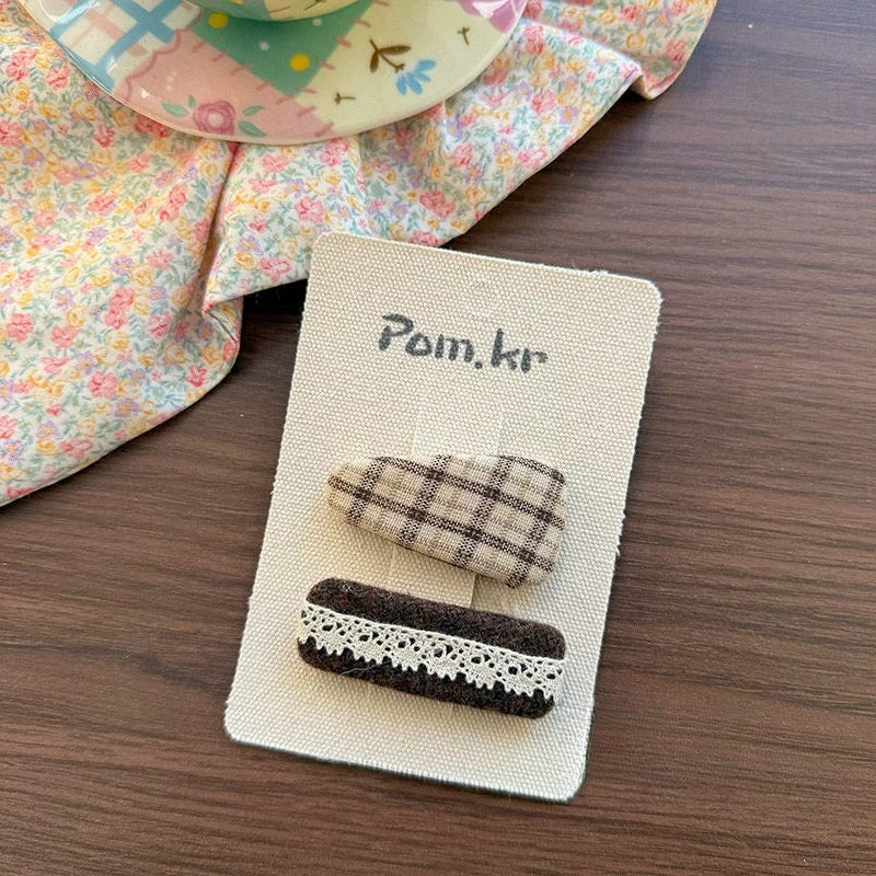 Plush Bow Fabric Hair Clip - Modomu