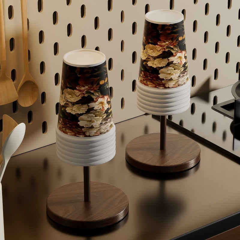 Wooden Paper Cup Dispenser