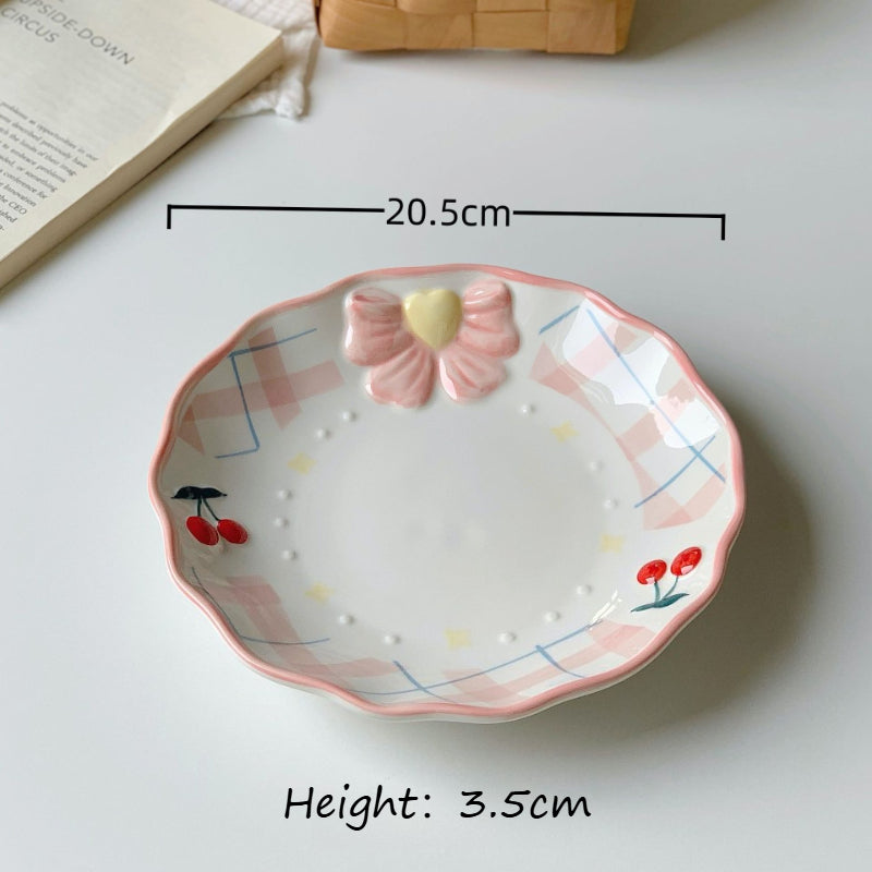 Ceramic Salad Plate With Underglaze - Modomu