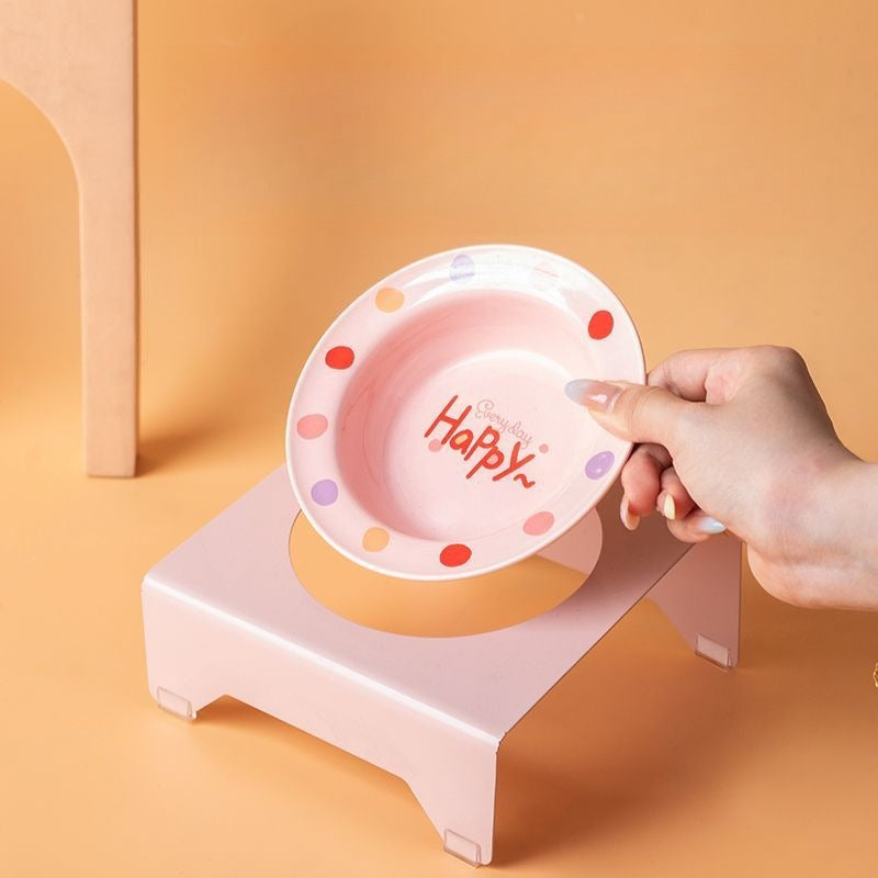Raised Cat Bowl With Stand