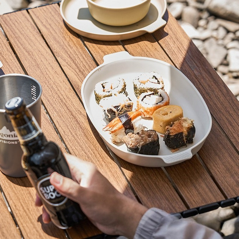 Plastic Camping Dinner Plate - Modomu