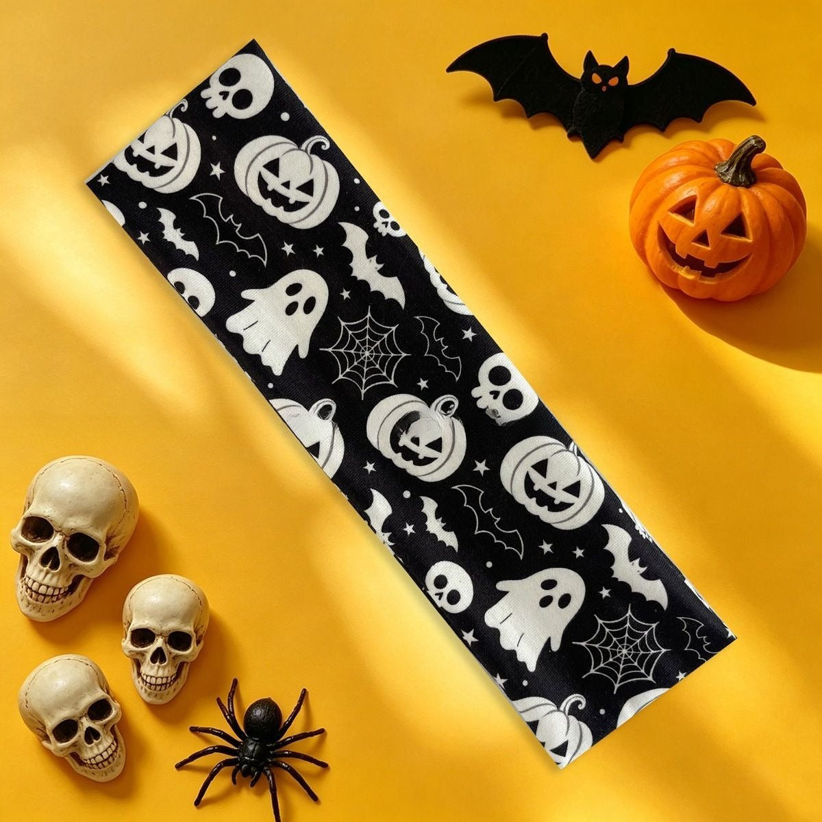 Halloween Print Wide Headband