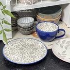 Relief Ceramic Breakfast Coffee Mug