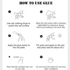 Leopard Cat Eye Nail Stickers