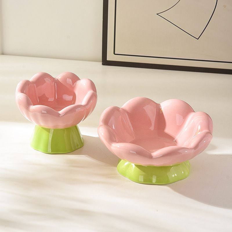 Ceramic Elevated Pet Food Bowl