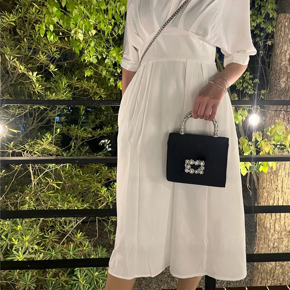 Velvet Diamond Crossbody Bag