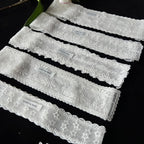 French Lace Narrow Scarf Wrap