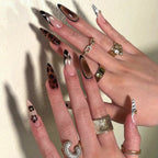 Autumn Amber Tortoiseshell Press-On Nails