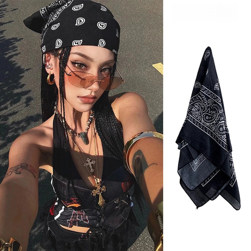 Floral Headscarf With Cashew Pattern - Modomu