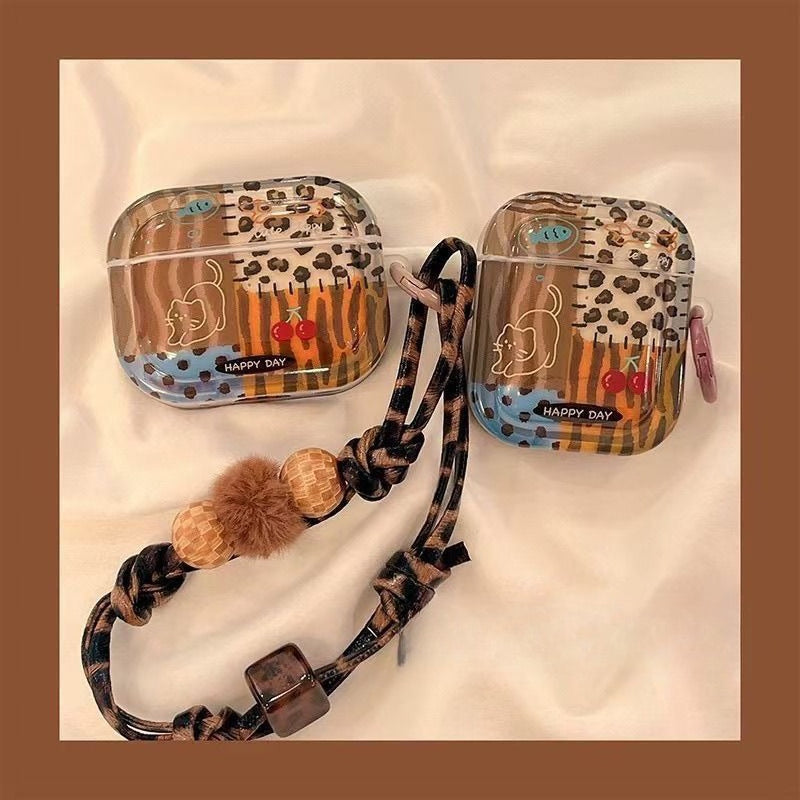 Leopard Cat AirPods Protective Case - Modomu
