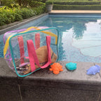 Clear Jelly Beach Tote