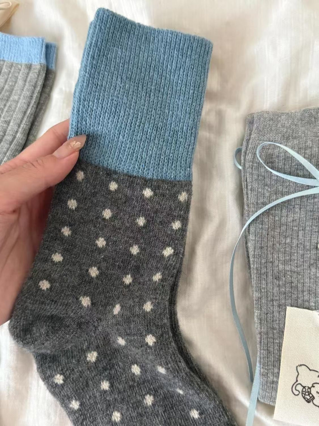 College Style Patterned Socks - Modomu