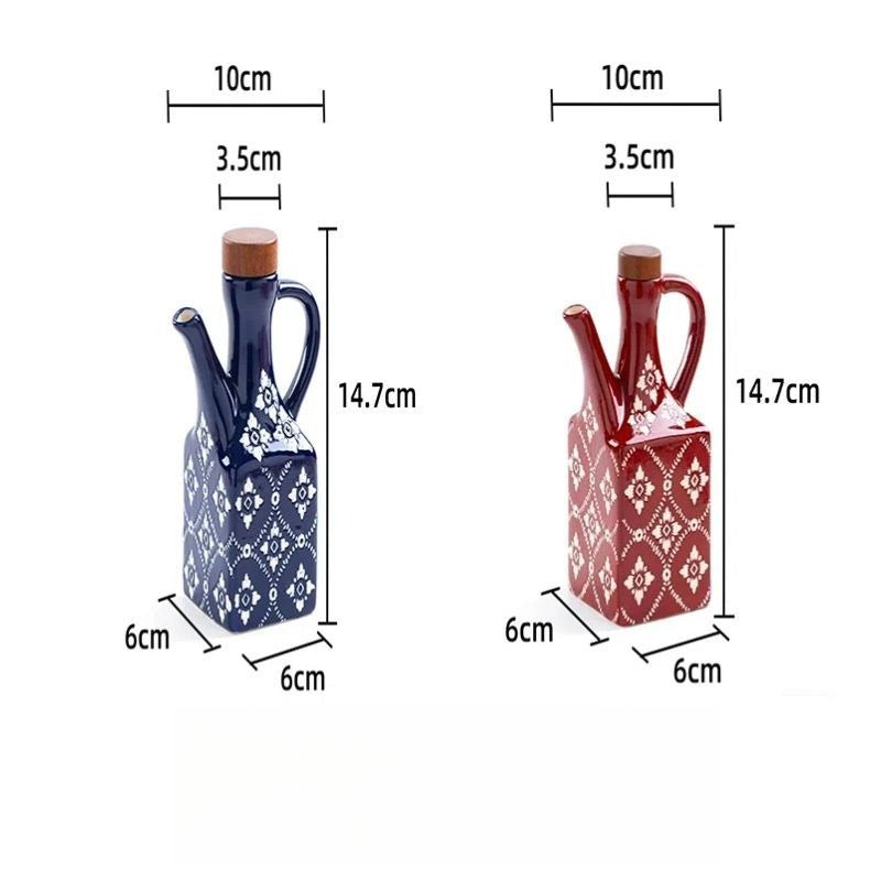 Tile Pattern Oil Cruet