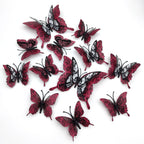 Skull Wing Butterfly Stickers