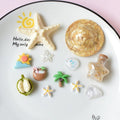 Woven Hat Beach Charms