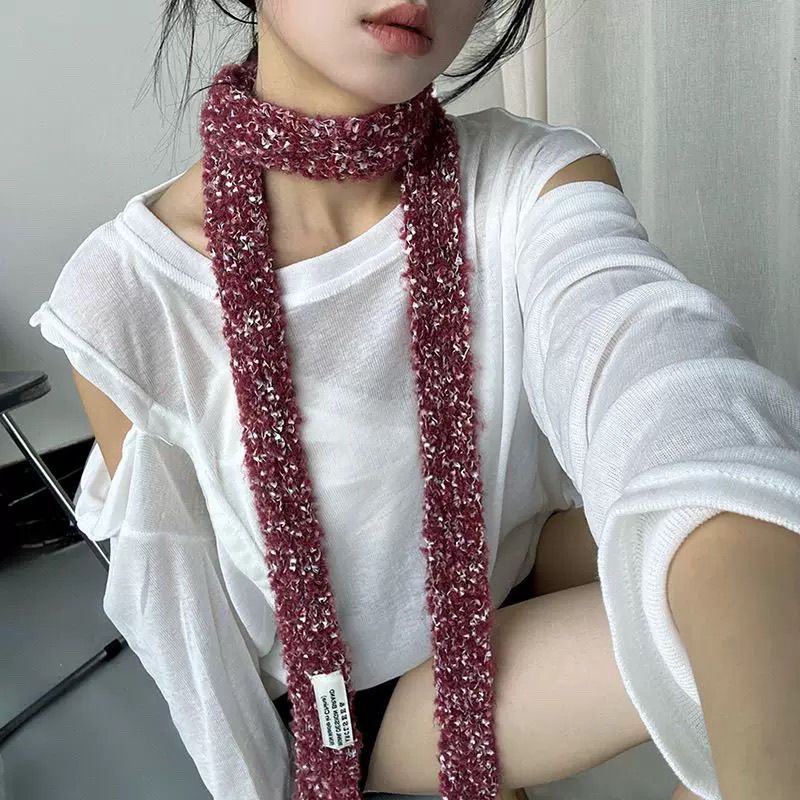 Plush Long Neck Scarf