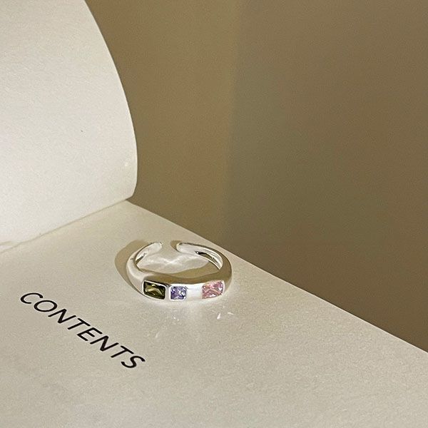 Adjustable Zircon Heart Ring - Modomu