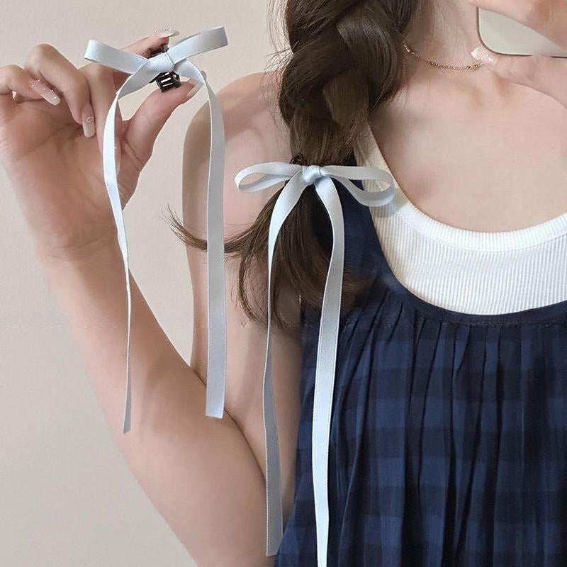 Ribbon Bow Claw Clips