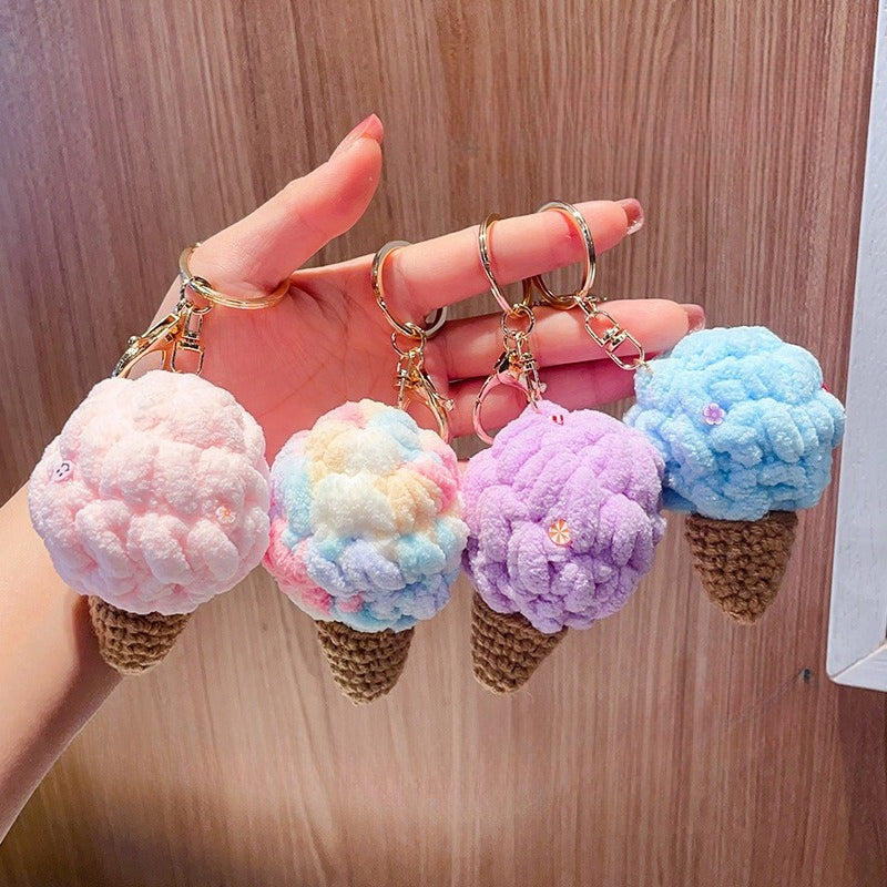 Plush Ice Cream Keychain Charm - Modomu