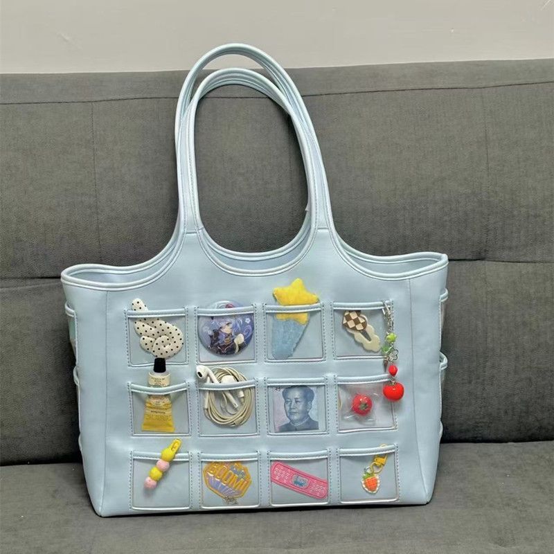 Clear Pocket Display Tote