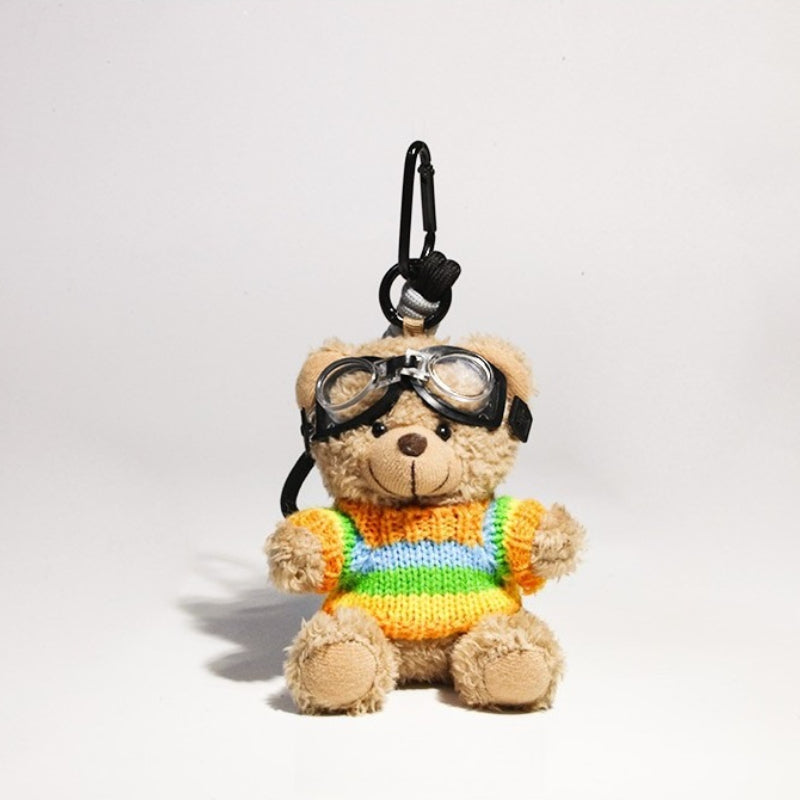 Bear Plush Keychain Charm - Modomu