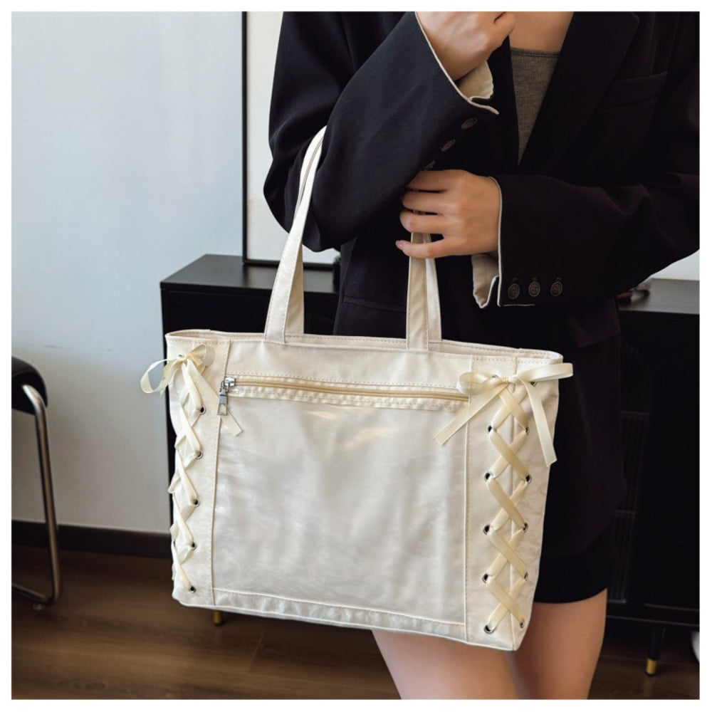 Ribbon Transparent Tote Bag