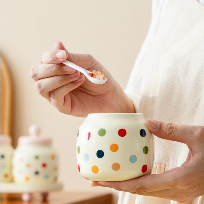 Ceramic Seasoning Storage Jar