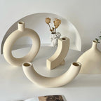 Retro Nordic Ceramic Art Vase
