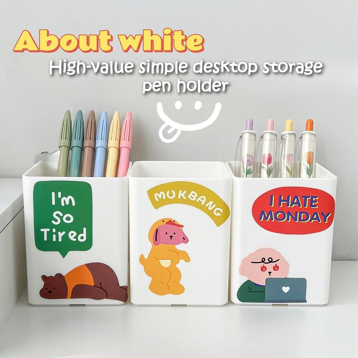 Multifunction Desk Pen Holder