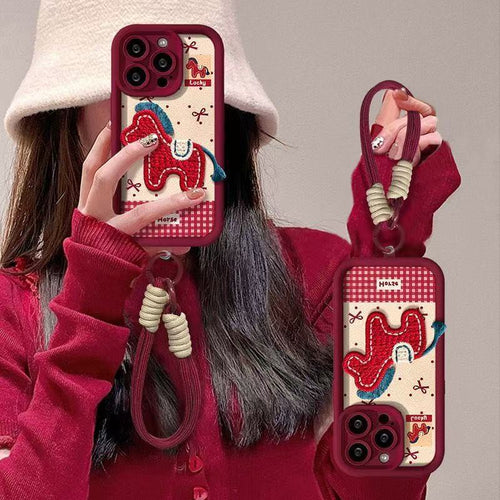 Plush Pony Phone Lanyard - Modomu