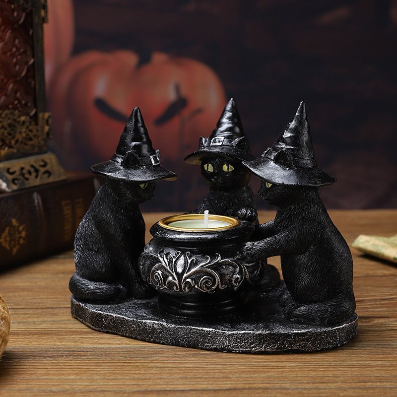 Robed Ghost Candle Pair