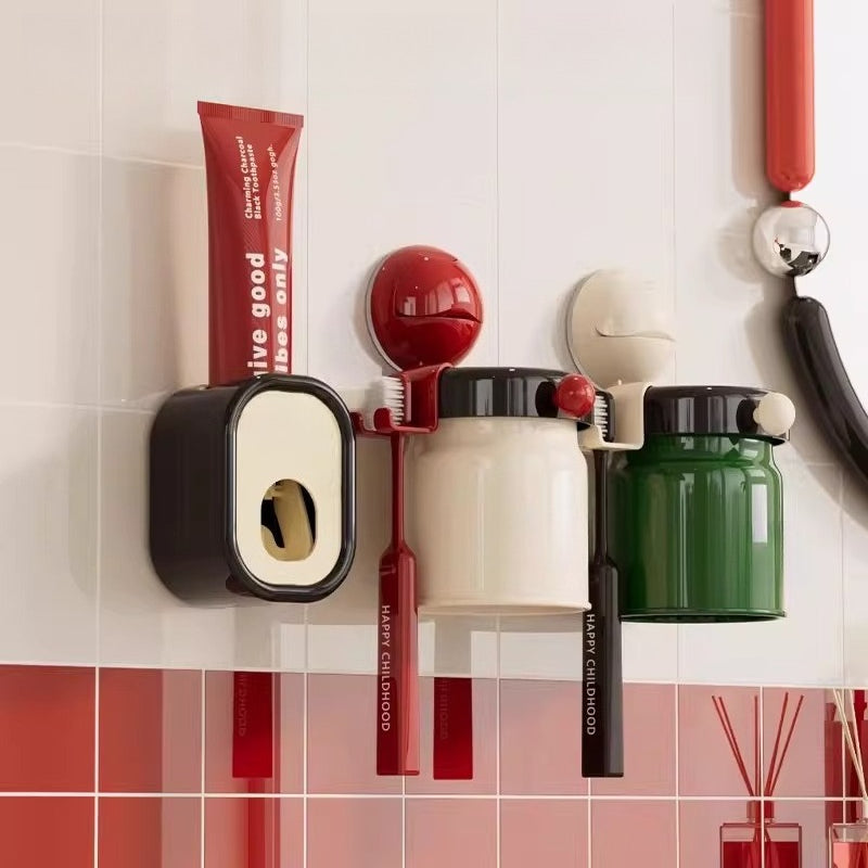 Magnetic Toothbrush Rack Cup Set