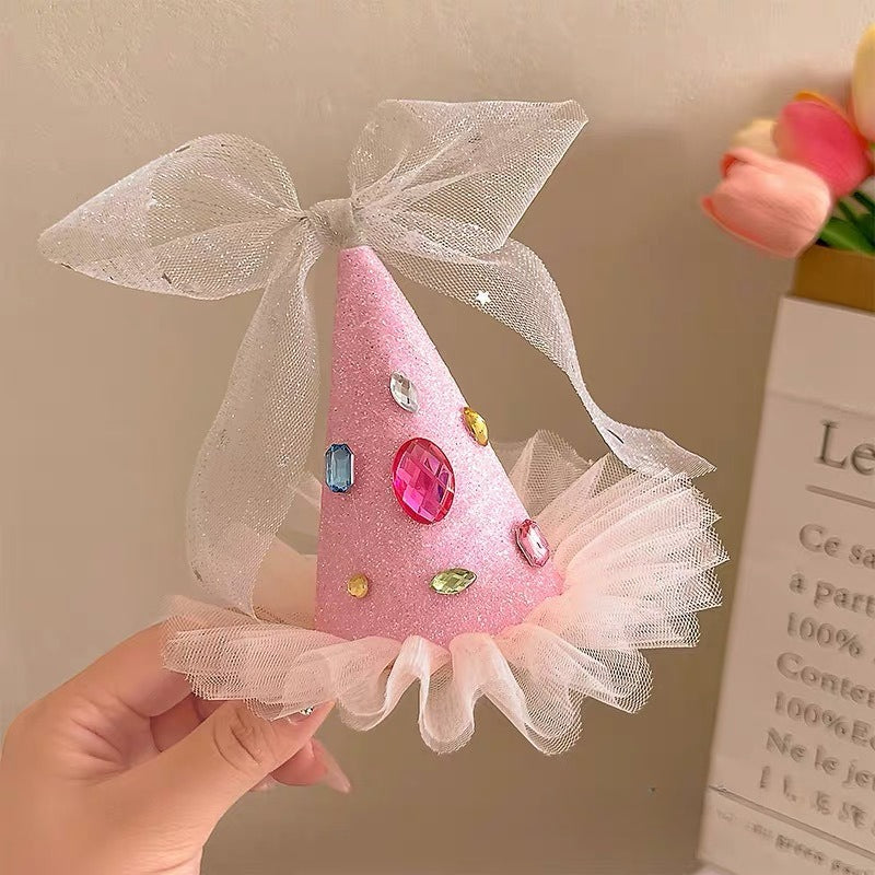 Sweetheart Rhinestone Mesh Hairpin - Modomu