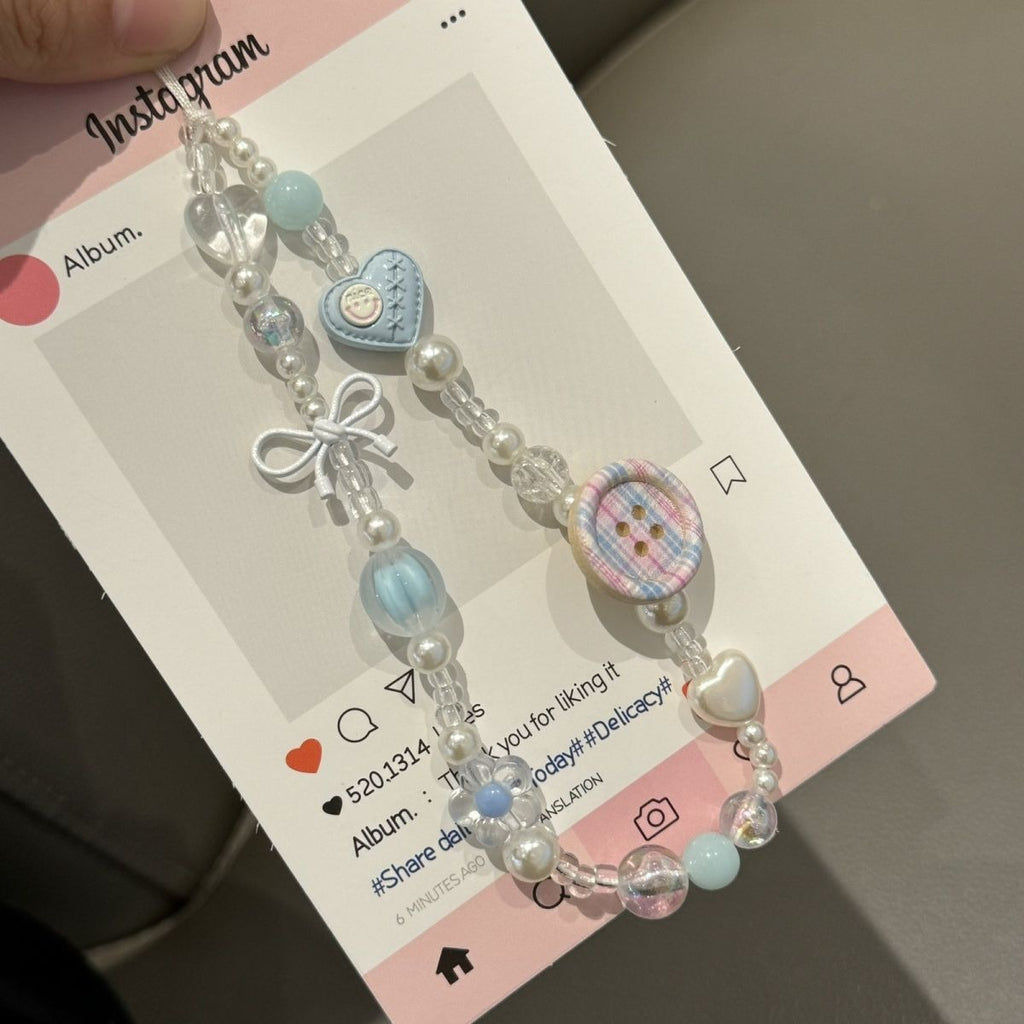Beaded Phone Lanyard Strap