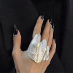 Irregular Folded Chunky Ring
